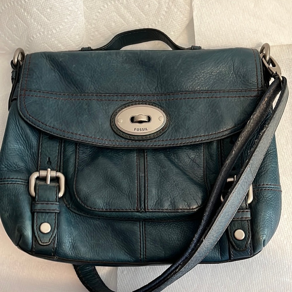 Fossil Long Live Vintage Turn Lock purse